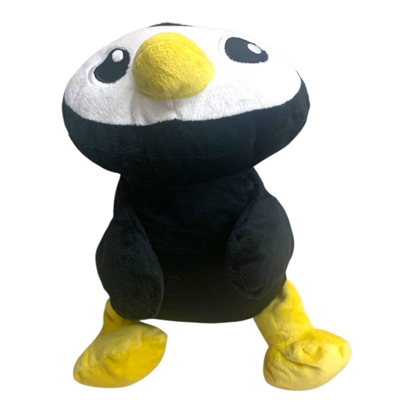 Black and Yellow Plush Penguin Toy - Picture 6 of 6